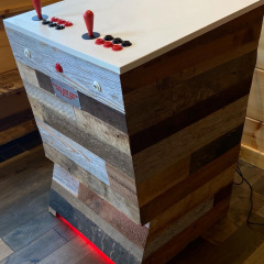 Reclaimed Barn-wood Pedestal