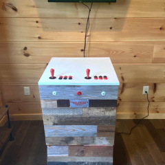 Reclaimed Barn-wood Pedestal