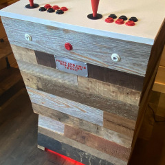 Reclaimed Barn-wood Pedestal